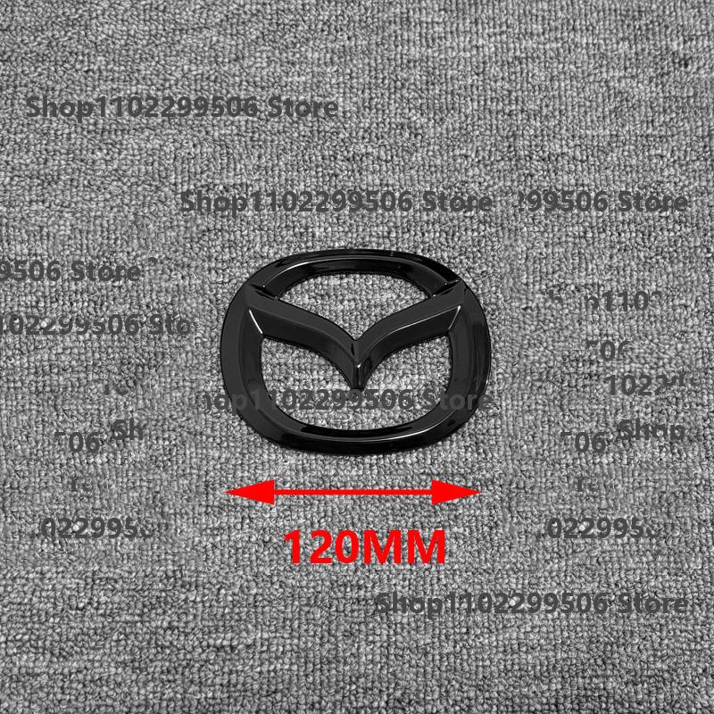 Значок решетки радиатора автомобиля, эмблема багажника для Mazda 6 2014 15 16 17 18 19, черный карбоновый руль, наклейка на заднюю часть кузова, аксессуары