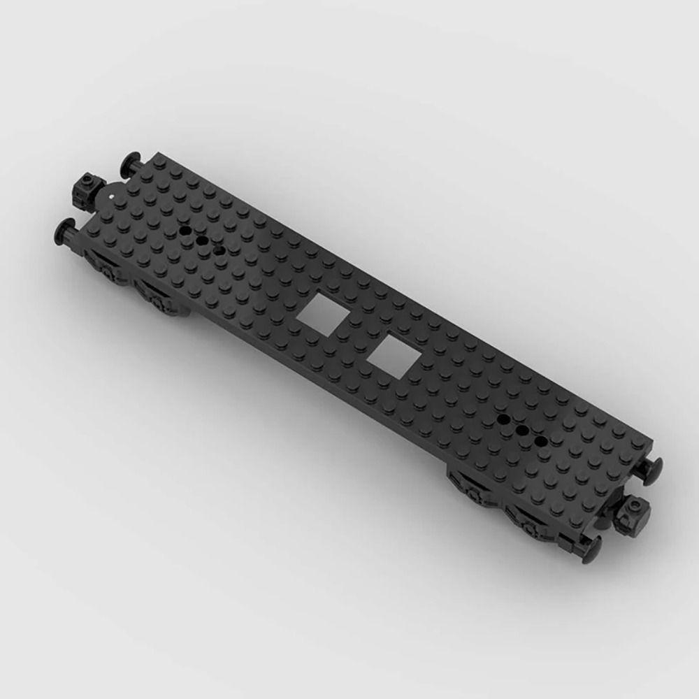 1 шт MOC City Train Base Собранные колеса Кирпичи Новые вагоны Строительные блоки для детей