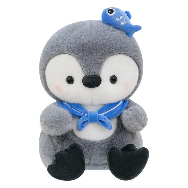 Bow Tie Fish Penguin Plush Toy Animal Stuffed Doll Cute Decoration Kids Gift