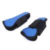 Horse Tendon Boots PU Thicken Shell Boots Horse Leg Protection for Jumping Riding CompetitionBlue L Front