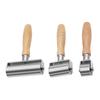 26mm 60mm 100mm Leather Press Edge Roller Wooden Handle Leather Rolling Craft Roller Seam Roller Leather Edge Creaser