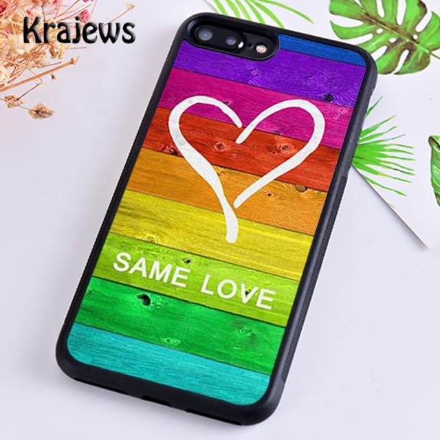 Krajews Gay Pride LGBT Flag Springs Phone Case Cover For iPhone 17 Air 16 15 14 plus 12 13 pro max coque Fundas