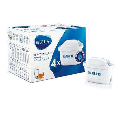 Фильтр-кувшин Brita Картридж Maxtra Plus Набор из 4 штук Японский Удаление хлора Вкусная вода [Оригинальный продукт]