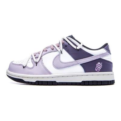 Кроссовки Dunk Taro Paste Boba, Amber Low top, Женские, Фиолетово-белые, DH9765-104(Команда189-)