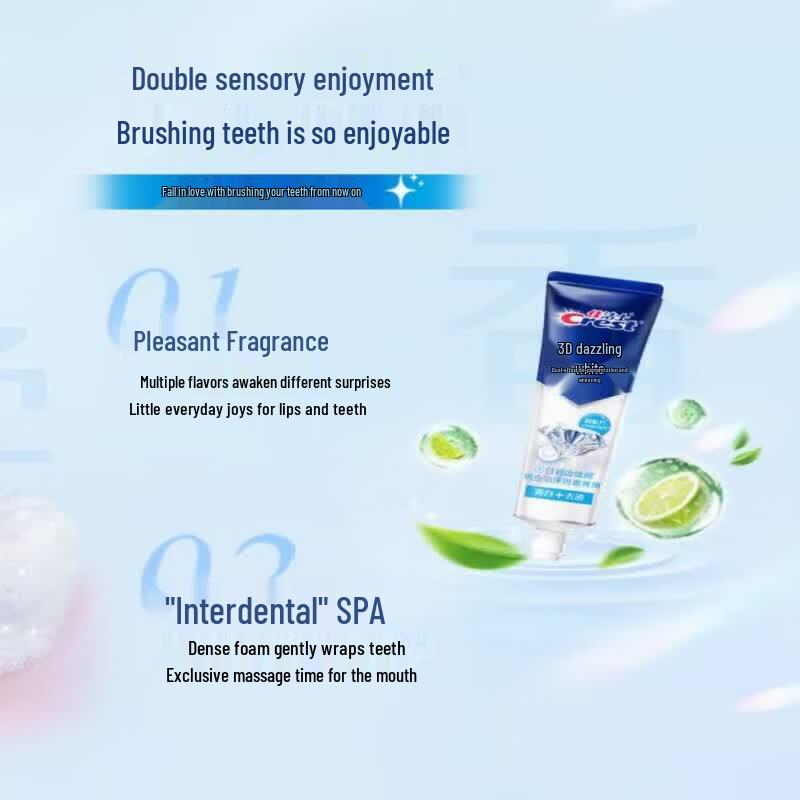 Crest 3D White Dual Action Whitening Toothpaste