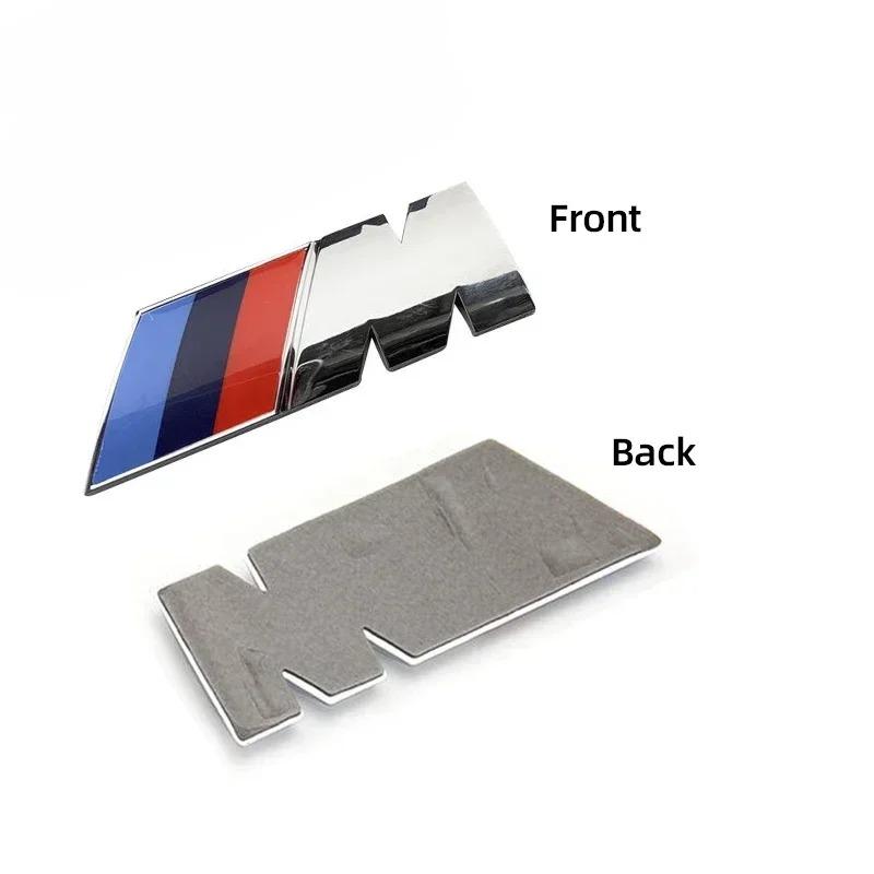 BLM1 3D M Emblem Car Front Grille Badge Accessories with BMW E46 E90 E60 F10 G20 F30 F20 G15 G30 X1 X2 X3 X4 X5 X6 X7 G16 G08 G26