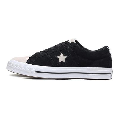 Кеды One Star Fashion Casual Low Top Canvas Shoes Унисекс Черно-белые 161551C