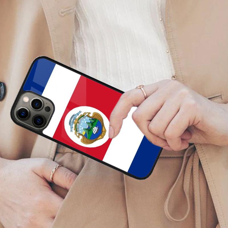 Чехол-книжка с магнитом для телефона Costa Rica Flag Funda для APPLE iPhone 17 Air 16 14 13 12 Pro Max 15 Plus Беспроводная зарядка с чехлом MagSafe