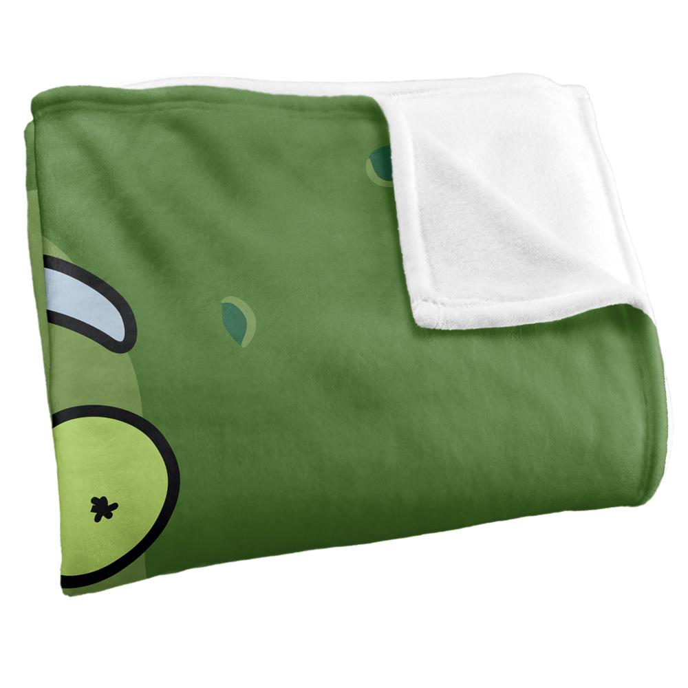 Rick And Morty Silky Pickle Rick Supersoft Blanket
