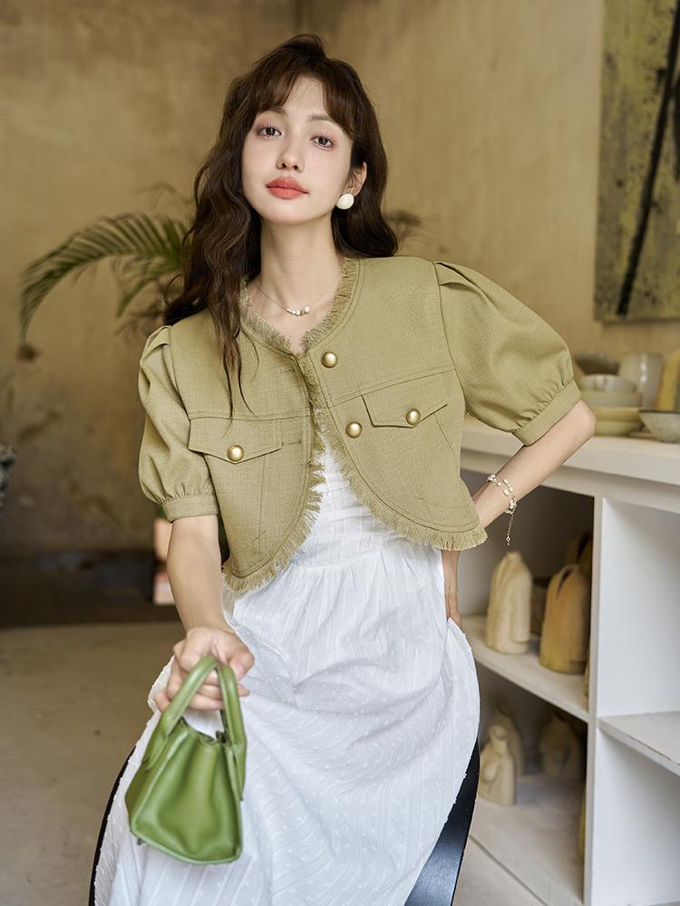 Mishow Женская куртка 2023, осенняя новинка, однобортное однобортное повседневное свободное элегантное универсальное пальто с кисточками MXC37W0015