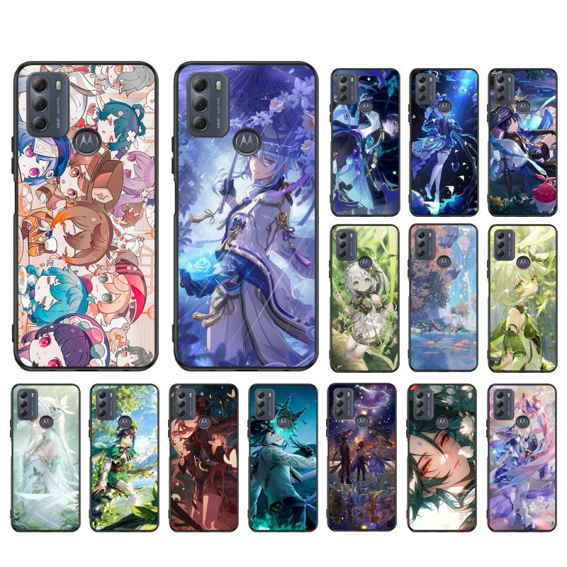 Чехол для телефона Genshin Impact для Moto Edge 50 40 Pro Edge 40 30 Ultra Neo Fusion G Power G Stylus G Play E32 E20 E40