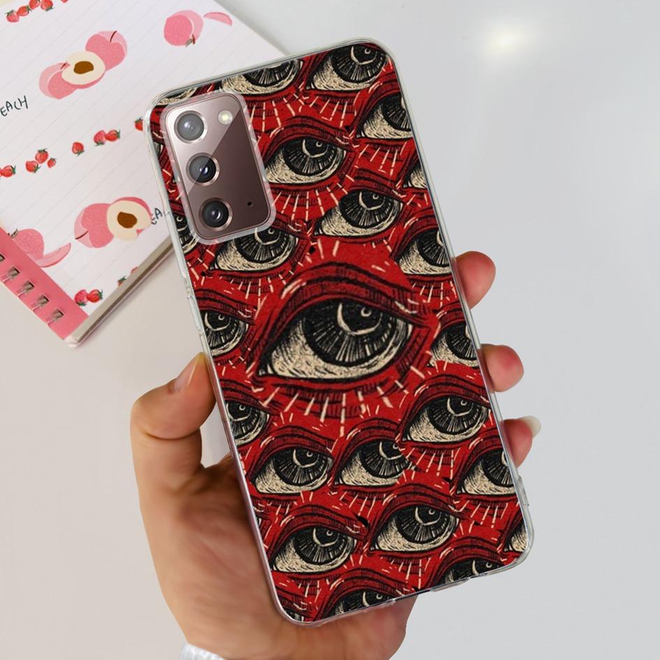 Чехол для Samsung Note 20 5G SM-N981B Популярный Цветок Тонкий Мягкий Силиконовый Чехол для Телефона для Samsung Galaxy Note20 Ultra 5G Funda Capa