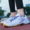 Mens Badminton Shoes Outdoor Anti-slip Sports Training Shoes Men and Women Sneakers Comfortable Lace-up Tennis Shoes for Men