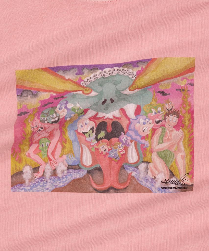 Футболка WKNDRS Goblin (розовый)
