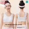 LangSha Girls' Sports Bra, Large Size 25 New Style, Breathable Thin Summer Vest-Style Bra for Middle And High School Students during Puberty
