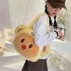 Butter Bear Plush Shoulder Bag Cartoon Peripheral Large Capacity Crossbody Bag