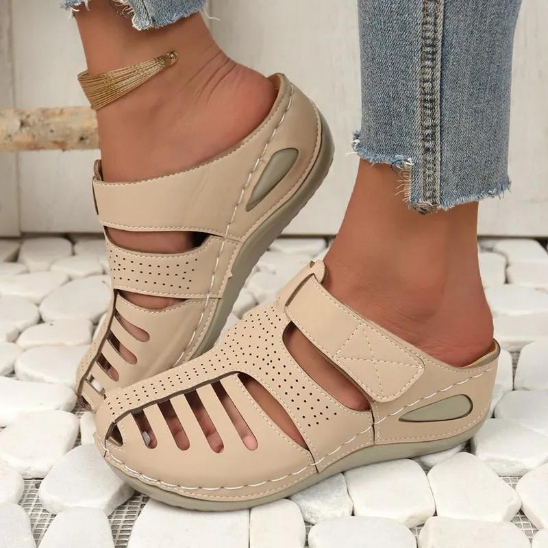 Women Bohemian Style Summer Shoes for Women Summer Sandals with Heels Gladiator Sandalias Mujer Elegant Wedges Shoes