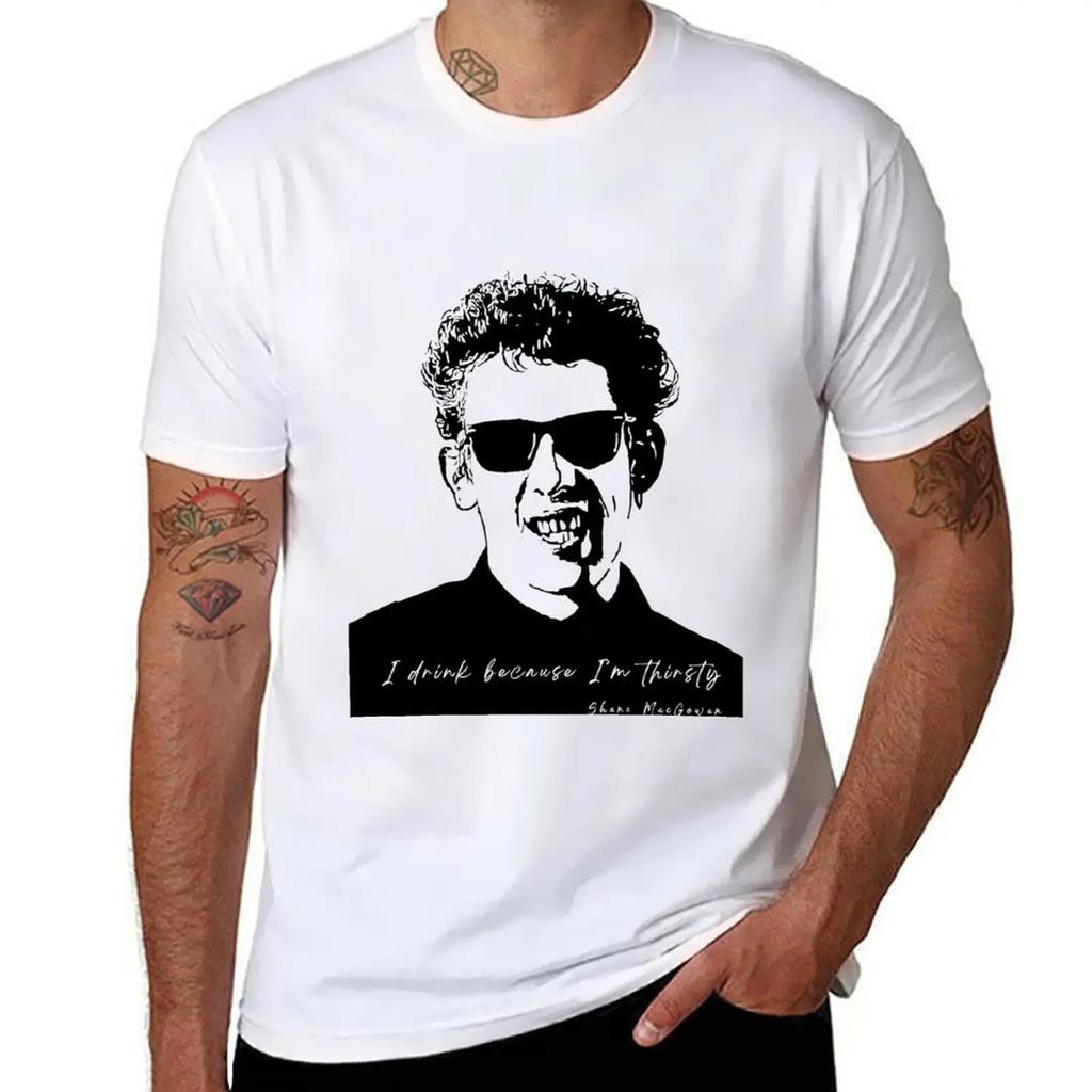 Shane Macgowan Tshirt Vintage Clothes Customs Design Your Own Boys Whites Unisexs T Shirts