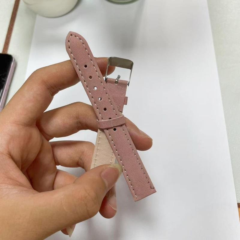 Аксессуары для часов, Унисекс, Цветной кожаный ремешок, Ремешок из ПУ кожи, Браслет с пряжкой-булавкой, Студенческий