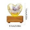 Romantic Atmosphere 3D Fireworks Night Light Colorful Luminous Glass Ornament  Bedroom