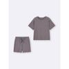 GU by Uniqlo Комплект из хлопка и цветных шорт с коротким рукавом 