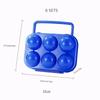 Portable 6/12 Grid Egg Storage Box for Outdoor Picnic, BBQ, and Camping Keep Your Eggs Safe and Fresh Kitchen Tools