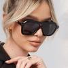 Солнцезащитные очки-авиаторы с большой оправой женские для мужчин, дизайнерские винтажные солнцезащитные очки класса люкс, популярные панк-очки, защита от УФ-лучей 400, оправа