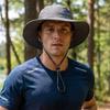 Breathable Fisherman Hat Solid Color Sun Protection Hat Windproof Hiking Cap  Outdoor Hiking