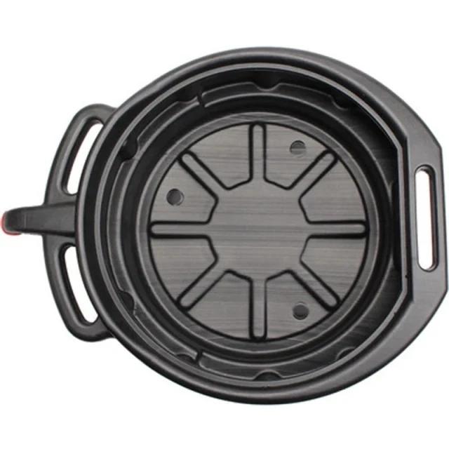 10L/15L Plastic Oil Drain Pan Wast Engine Oil Collector Tank Gearbox Oil Trip Tray For Repair Car Fuel Fluid Change Garage Tool