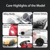 1:32 Scale Mustang Shelby Cobra Viper Model Toy Cars Alloy Diecast Sound Light Doors Opened Pull Back Ornament Vehicle Models