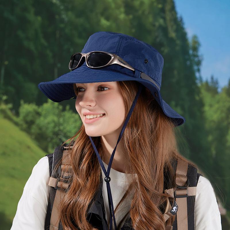 Летняя шляпа от солнца с широкими полями, уличная шляпа-козырек для альпинизма и рыбалки, быстросохнущая водонепроницаемая панама, модная шляпа для женщин