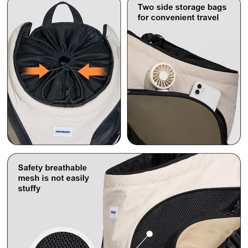 Дорожная нагрудная сумка для щенка и котенка, переноска для кошек и собак, переноска из дышащего холста, портативный рюкзак с перекрестным плечевым ремнем