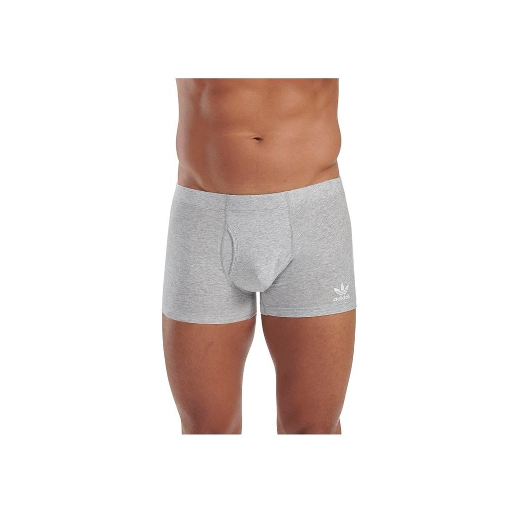 Adidas Originals Simple Solid Color Anti-Chafing Boxer Briefs 3-Pack Men Underwear 4A1M51-937