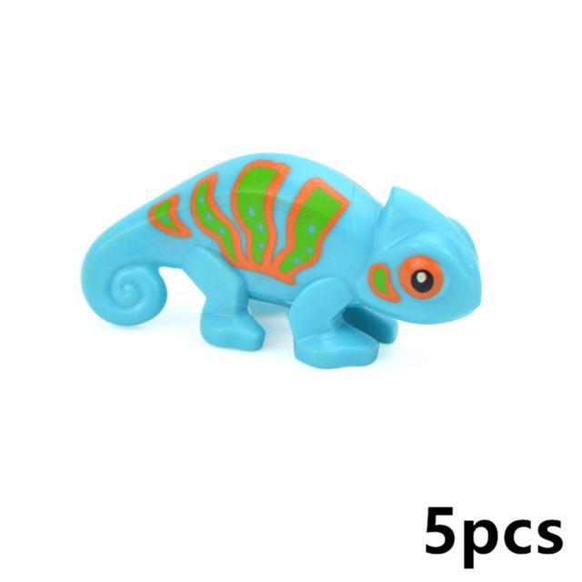 MOC Город Животные Строительные Блоки Фигурки Коза Овца Орел Сова Панда Попугай Чайка Пингвин Зоопарк Рам Аксессуары Кирпичики Игрушка Подарок