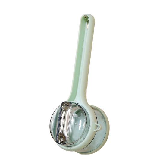 Овощечистка из нержавеющей стали с контейнером для сбора очистков Двусторонняя эффективная машина для чистки Многофункциональные овощечистки для домашней кухни