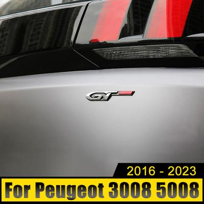 Для Peugeot 206 207 208 306 307 308 T9 408 508 5008 3008 4008 406 407 2008 SW CC ABS GT Значок Эмблема Наклейка на багажник Аксессуары