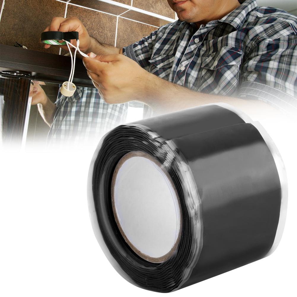 Электрические кабели Водонепроницаемая изоляция Термостойкая Самоклеящаяся Силиконовая лента 3 м