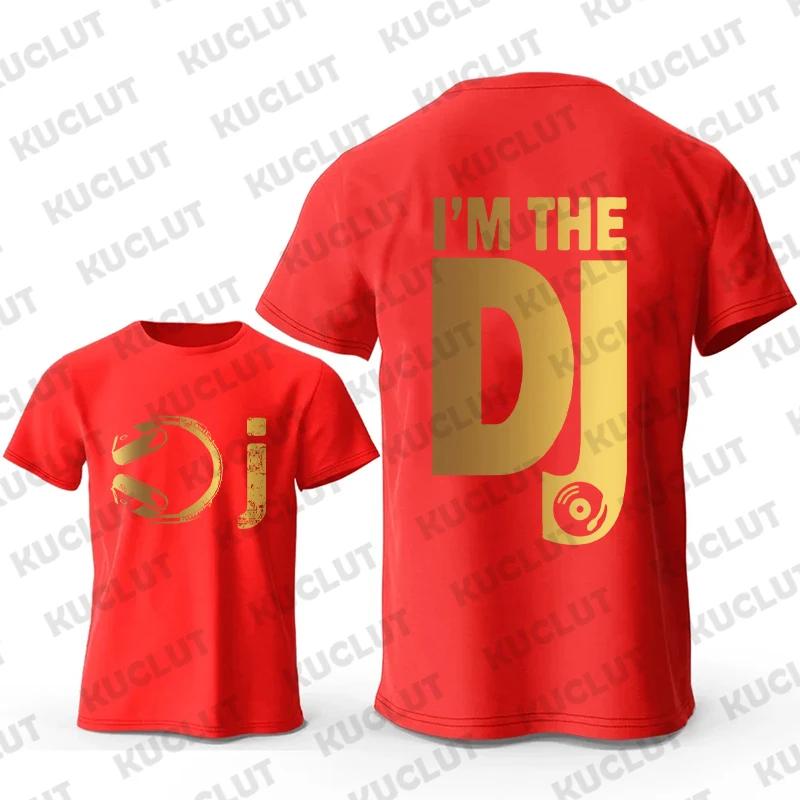 DJ Headphone Print T Shirts Turntablist Graphic Men's Street Streetwear Short Sleeve Recorded Music Gifts Tee T-shirt Clothing