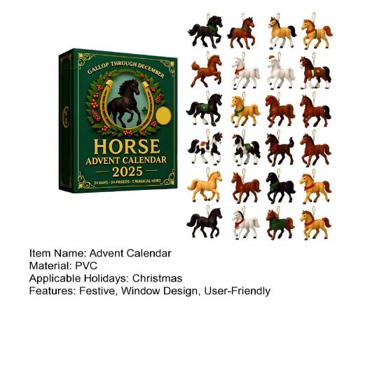 Адвент-календарь 2025 24-дневный календарь обратного отсчета до Рождества Многофункциональное праздничное украшение