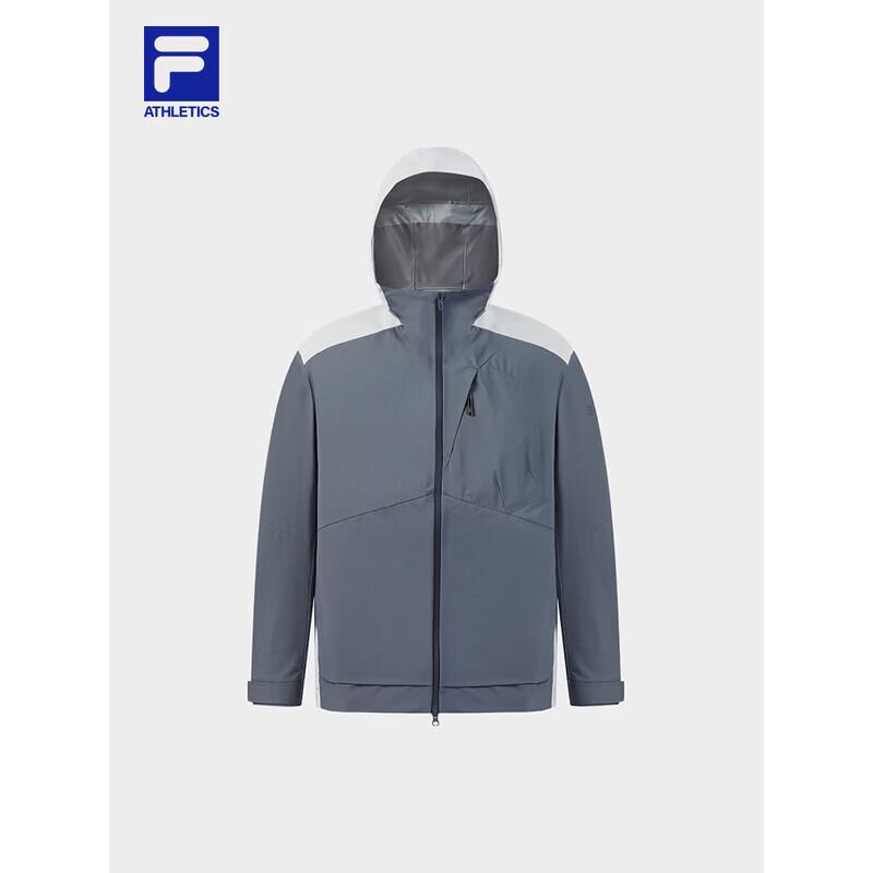 Fila Мужская тканая куртка с капюшоном в стиле колор-блок