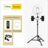 Floor Stand Multifunctional Tripod with Beauty Light for Live Streaming and Mobile Phone Holder.
