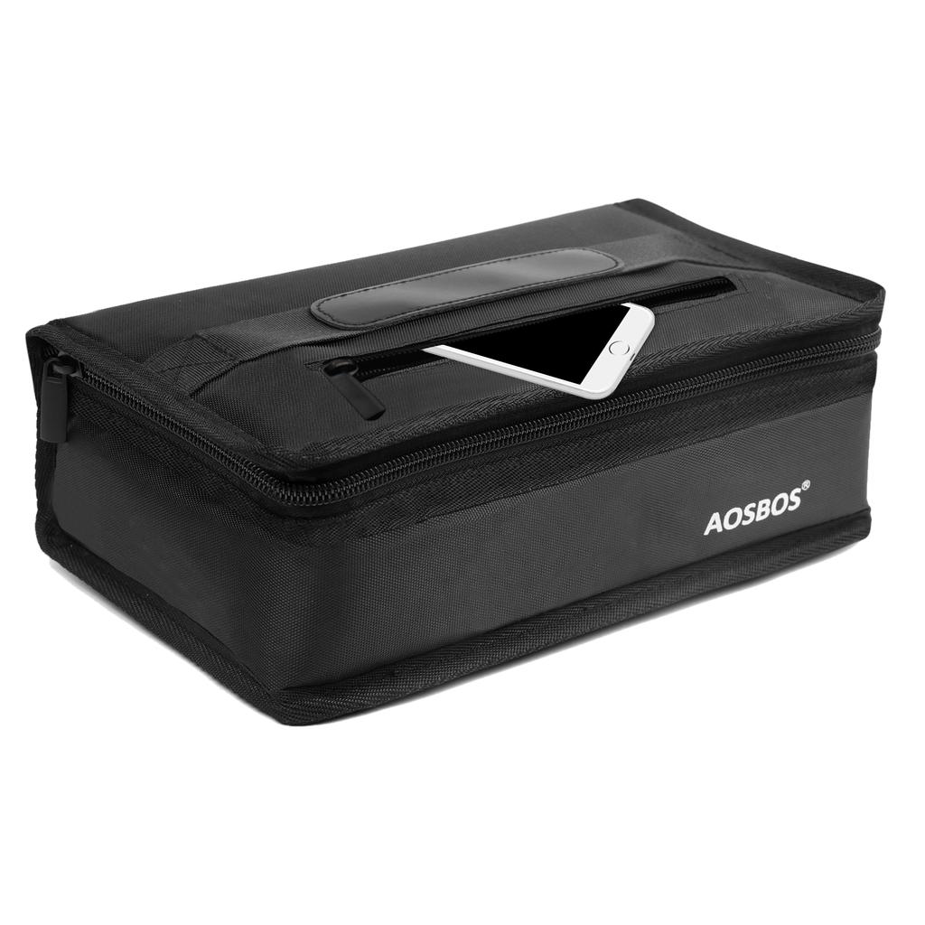 Aosbos модная портативная квадратная изолированная холщовая сумка для обеда 2022, термосумка для пикника и еды, женская, детская, мужская, сумка-холодильник для обеда