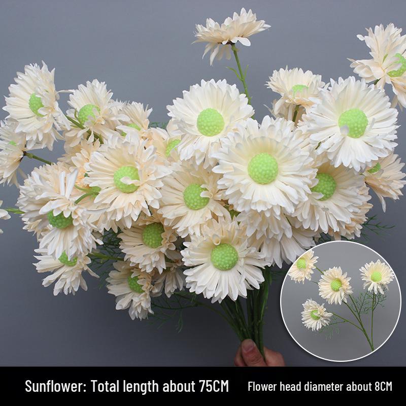 Свадебный декор из шелковых цветов шампанского - Искусственные элементы цветочного оформления потолка и прохода