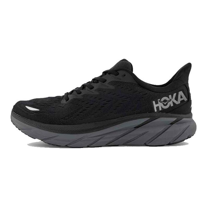 HOKA One One Clifton 8 Wide 'Черный' Женская 1121375-BBLC