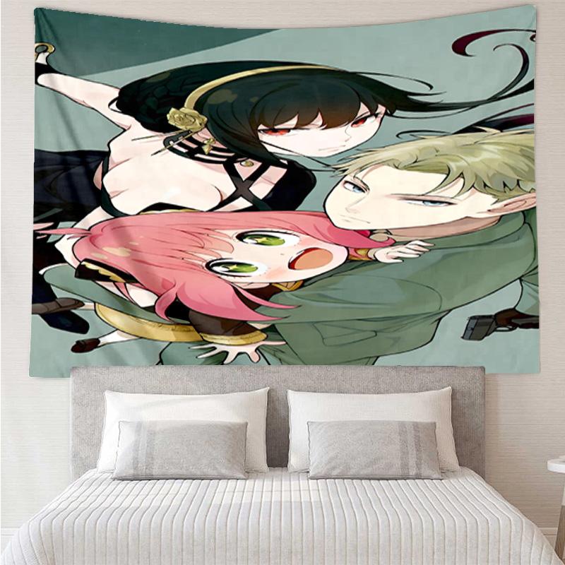 Fantasy Battle Anya Quick-Dry Tapestry Hanging for Bedroom,Livingroom, Playroom,Decor Art Room Wall Tapestry Holiday and Birthday Gifts