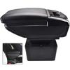 Universal Car Center Centre Console Armrest Top Storage Box Arm Rest Rotatable