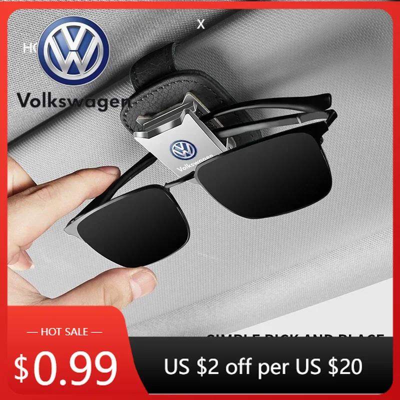 For VOLKSWAGEN VW GTI B5 2025 Hot For Volkswagen Car Sunglasses Holder Clip Storage Clip Car Accessories For Volkswagen VW R Lin