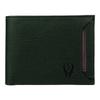 SAMTROH Синтетический Мужской Темно-Зеленый Твердый Складной Бумажник