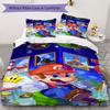 Super Mario  Prints bedding, duvet cover and pillowcases, birthday gift (1 duvet cover + 2 pillowcases, pillow insert not included)JM003