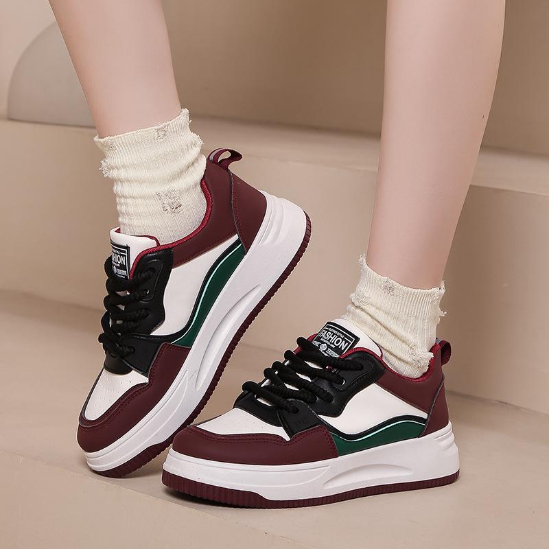 Super Hot Little White Shoes Women'S New Autumn Bottom Shoes Versatile Street Photography Platform Shoes Casual Sports Women'S Shoes